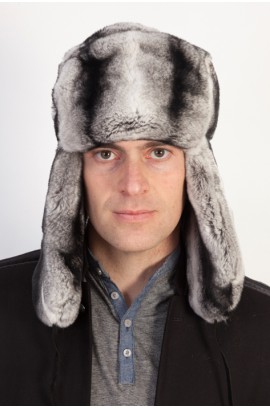 Rex-Chinchilla fur hat - Russian style